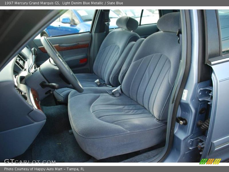 Light Denim Blue Metallic / Slate Blue 1997 Mercury Grand Marquis GS