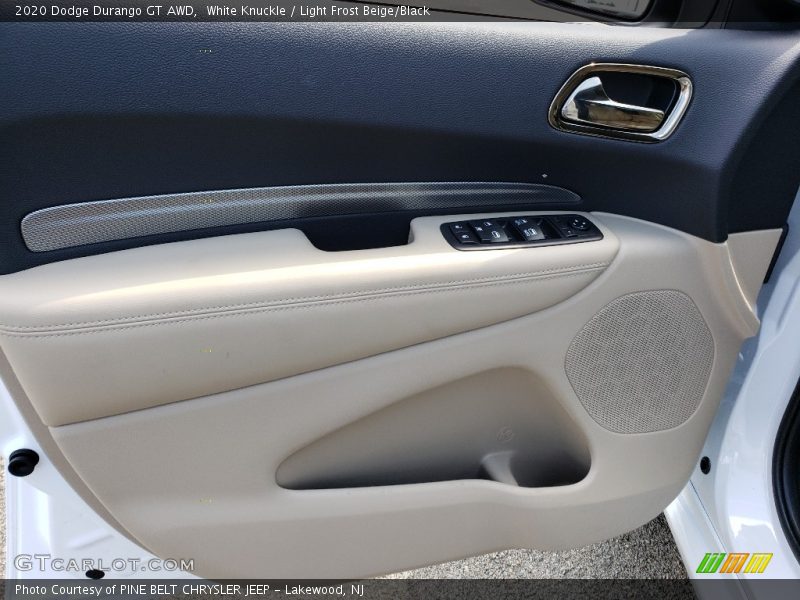 White Knuckle / Light Frost Beige/Black 2020 Dodge Durango GT AWD