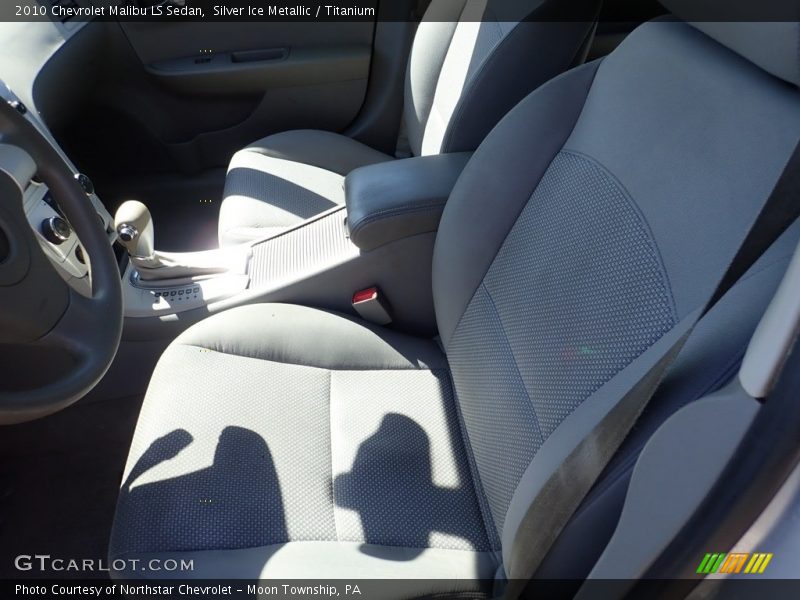 Silver Ice Metallic / Titanium 2010 Chevrolet Malibu LS Sedan