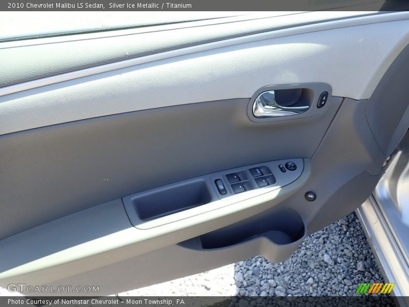Silver Ice Metallic / Titanium 2010 Chevrolet Malibu LS Sedan