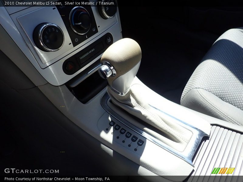 Silver Ice Metallic / Titanium 2010 Chevrolet Malibu LS Sedan