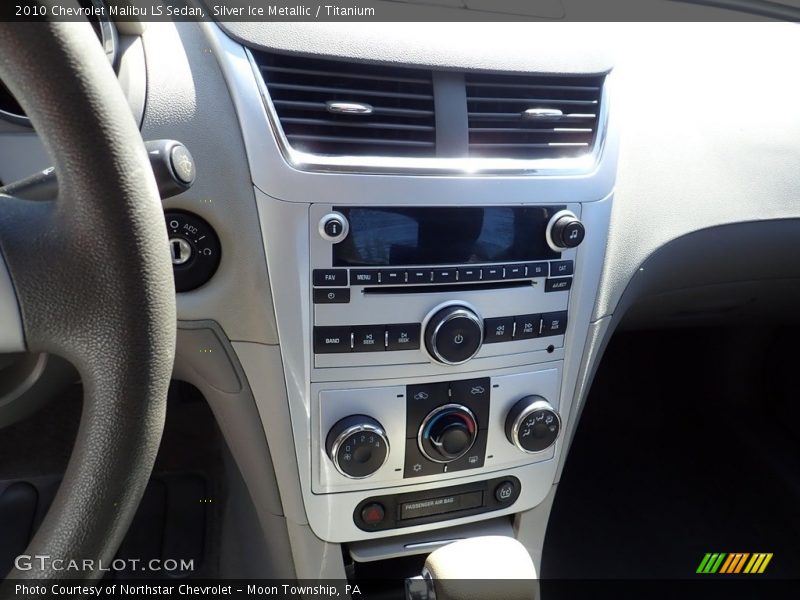 Silver Ice Metallic / Titanium 2010 Chevrolet Malibu LS Sedan