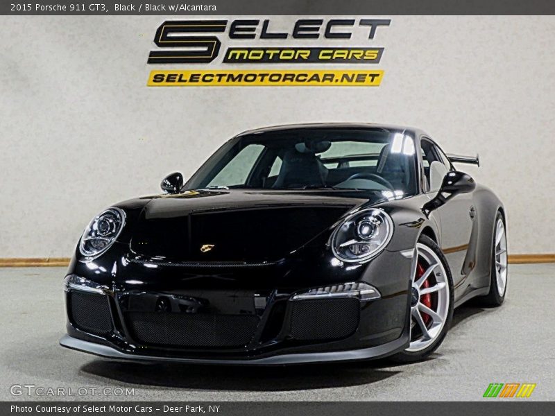 Black / Black w/Alcantara 2015 Porsche 911 GT3