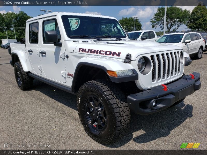 Bright White / Black 2020 Jeep Gladiator Rubicon 4x4