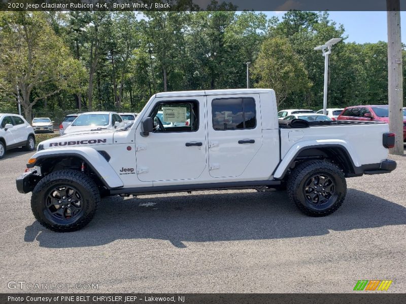 Bright White / Black 2020 Jeep Gladiator Rubicon 4x4