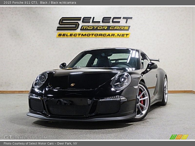 Black / Black w/Alcantara 2015 Porsche 911 GT3
