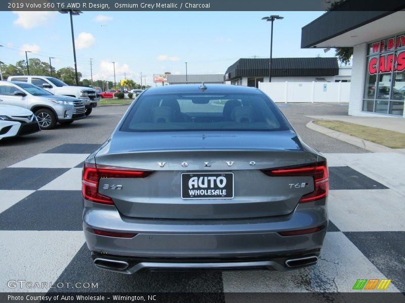 Osmium Grey Metallic / Charcoal 2019 Volvo S60 T6 AWD R Design