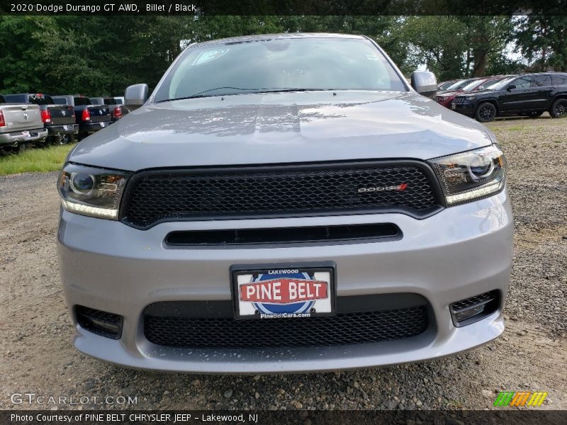 Billet / Black 2020 Dodge Durango GT AWD
