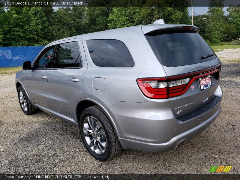 Billet / Black 2020 Dodge Durango GT AWD