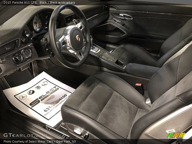 Black / Black w/Alcantara 2015 Porsche 911 GT3