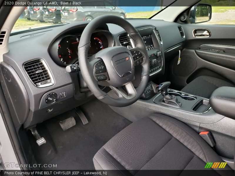 Front Seat of 2020 Durango GT AWD
