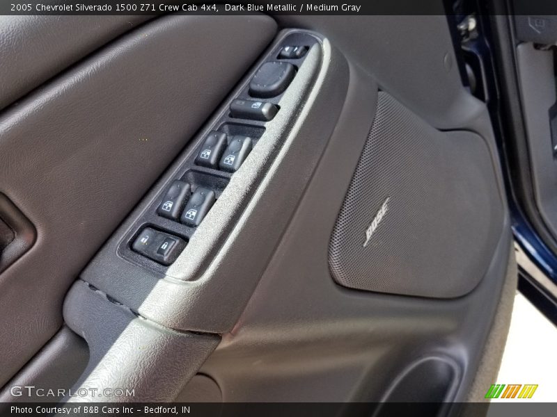 Dark Blue Metallic / Medium Gray 2005 Chevrolet Silverado 1500 Z71 Crew Cab 4x4