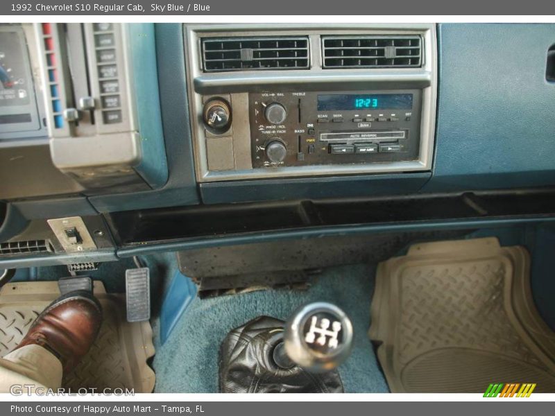 Sky Blue / Blue 1992 Chevrolet S10 Regular Cab