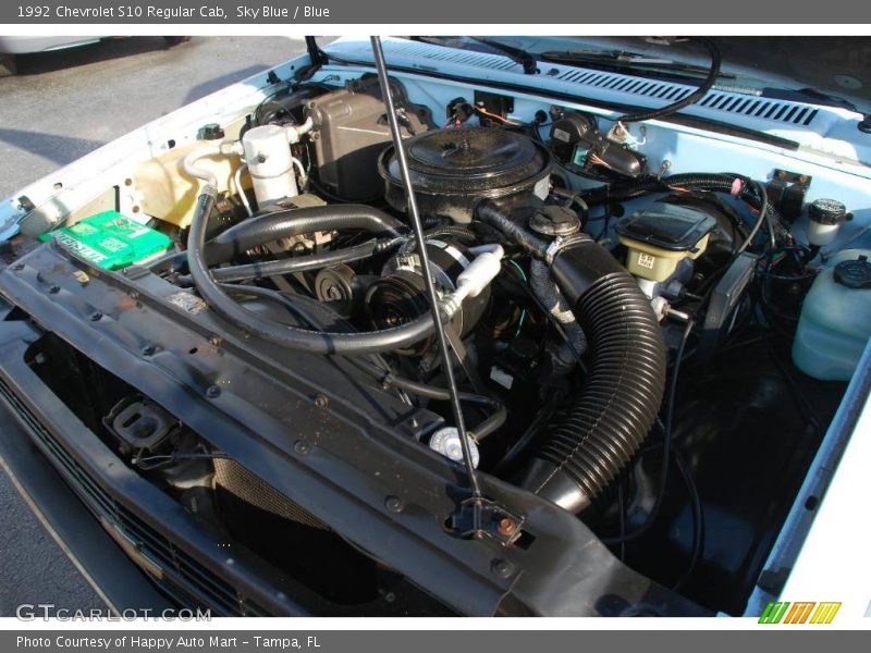 Sky Blue / Blue 1992 Chevrolet S10 Regular Cab