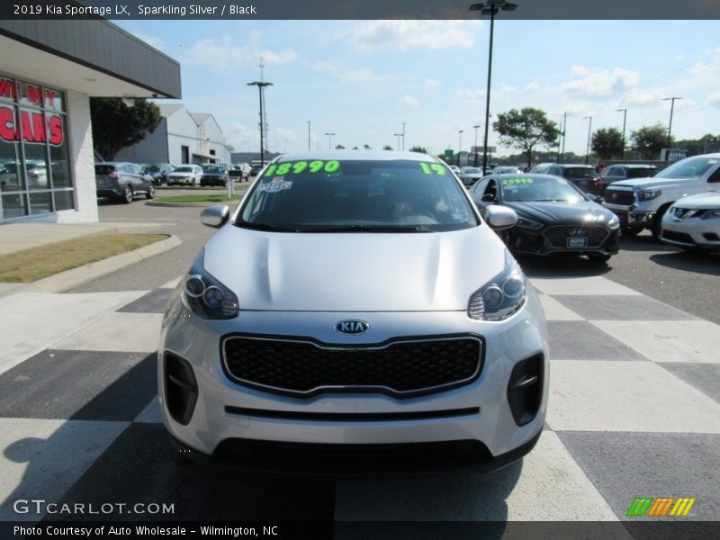 Sparkling Silver / Black 2019 Kia Sportage LX
