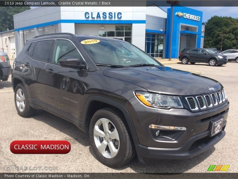 Granite Crystal Metallic / Black 2019 Jeep Compass Latitude