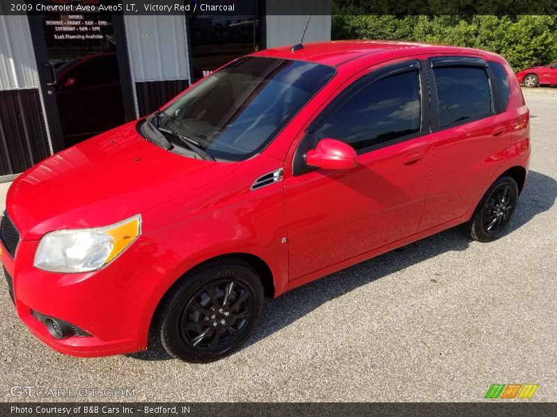 Victory Red / Charcoal 2009 Chevrolet Aveo Aveo5 LT
