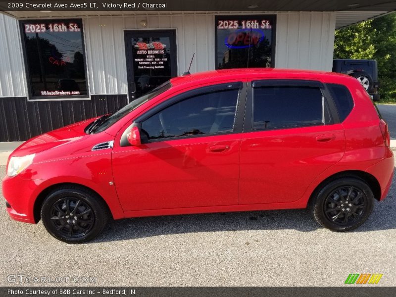 Victory Red / Charcoal 2009 Chevrolet Aveo Aveo5 LT