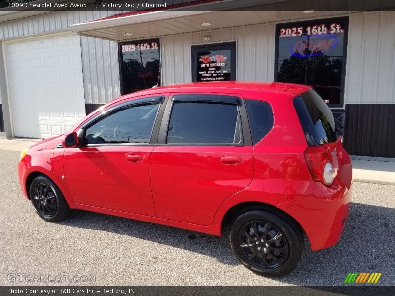 Victory Red / Charcoal 2009 Chevrolet Aveo Aveo5 LT