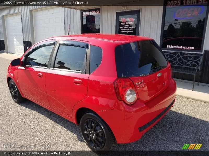 Victory Red / Charcoal 2009 Chevrolet Aveo Aveo5 LT