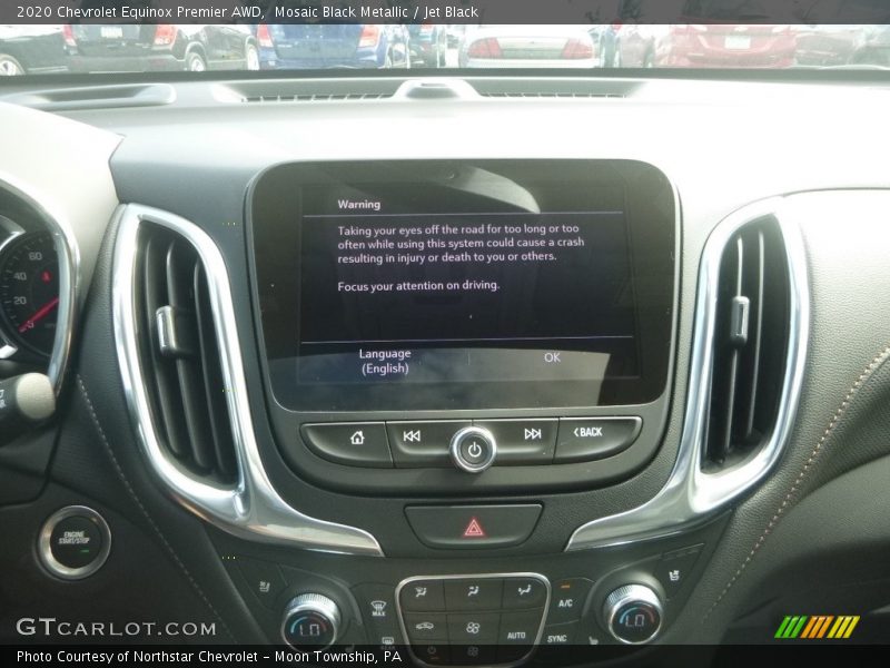 Mosaic Black Metallic / Jet Black 2020 Chevrolet Equinox Premier AWD