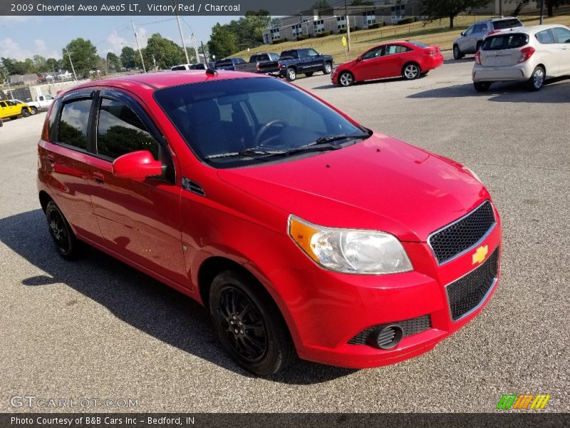Victory Red / Charcoal 2009 Chevrolet Aveo Aveo5 LT