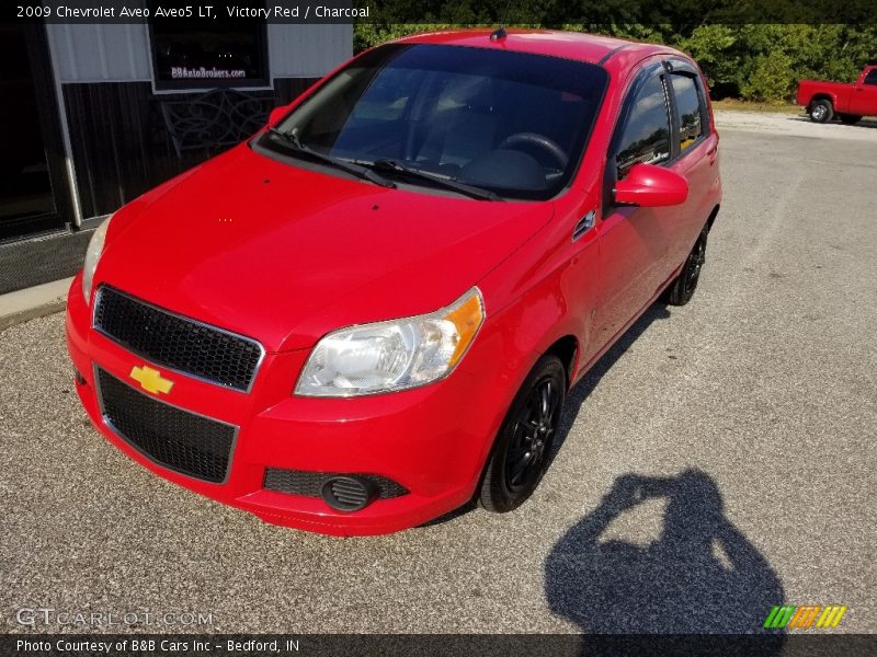 Victory Red / Charcoal 2009 Chevrolet Aveo Aveo5 LT