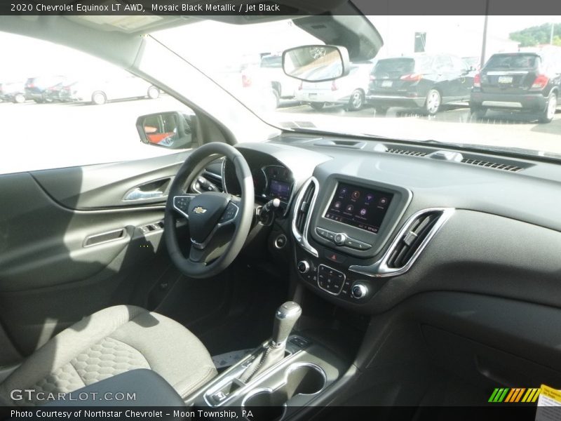 Mosaic Black Metallic / Jet Black 2020 Chevrolet Equinox LT AWD