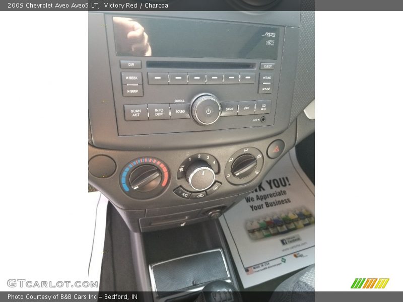 Victory Red / Charcoal 2009 Chevrolet Aveo Aveo5 LT