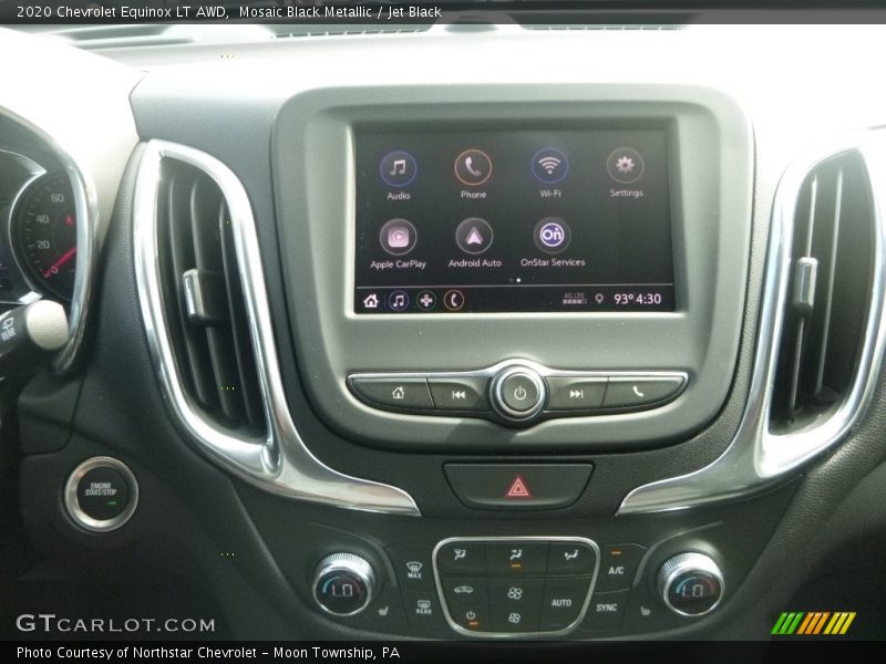 Controls of 2020 Equinox LT AWD