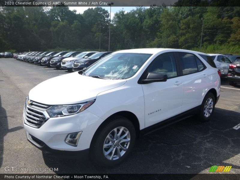 Summit White / Ash Gray 2020 Chevrolet Equinox LS AWD