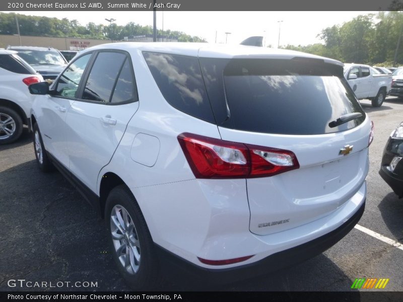 Summit White / Ash Gray 2020 Chevrolet Equinox LS AWD