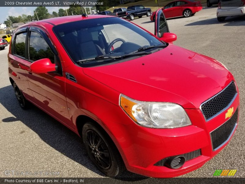 Victory Red / Charcoal 2009 Chevrolet Aveo Aveo5 LT