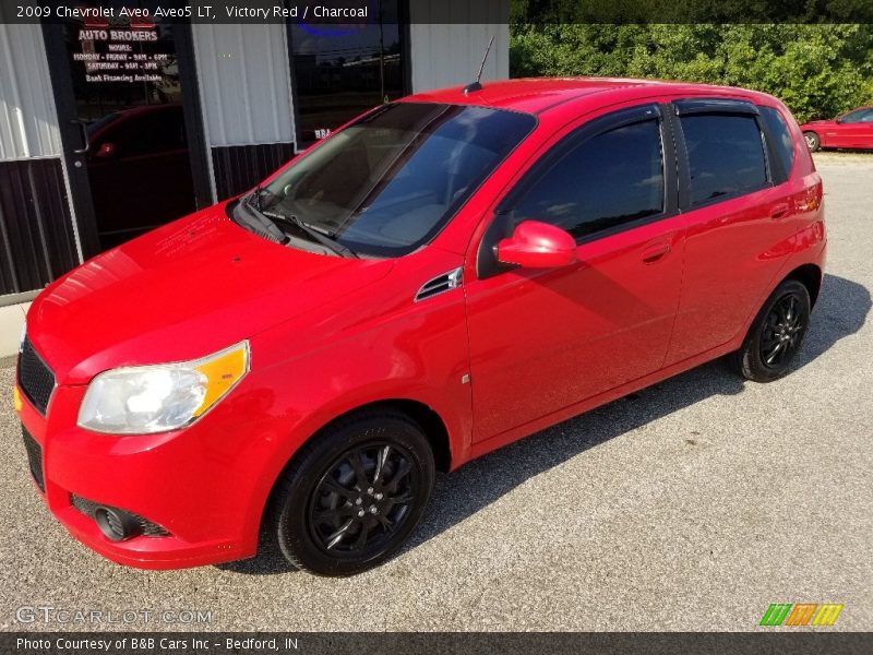 Victory Red / Charcoal 2009 Chevrolet Aveo Aveo5 LT