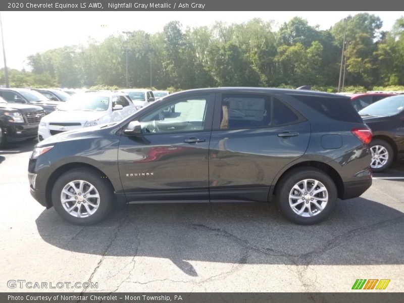 Nightfall Gray Metallic / Ash Gray 2020 Chevrolet Equinox LS AWD