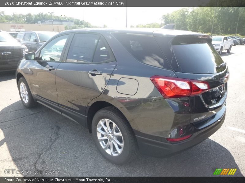 Nightfall Gray Metallic / Ash Gray 2020 Chevrolet Equinox LS AWD