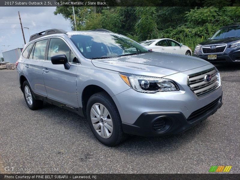 Ice Silver Metallic / Slate Black 2017 Subaru Outback 2.5i