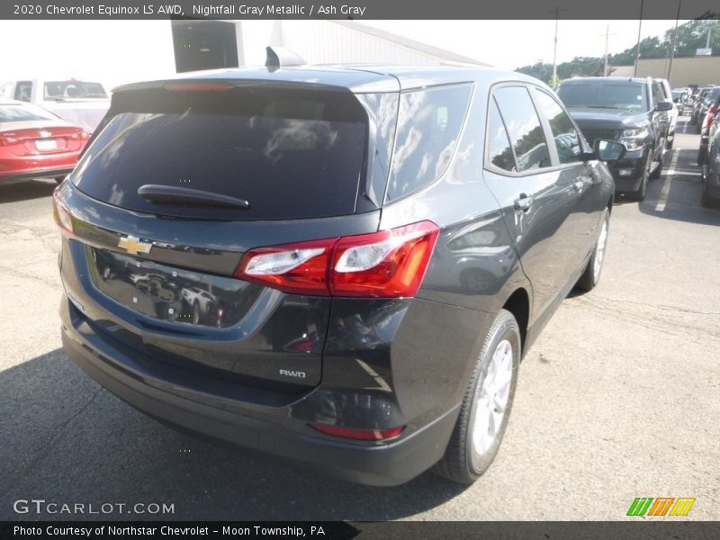 Nightfall Gray Metallic / Ash Gray 2020 Chevrolet Equinox LS AWD