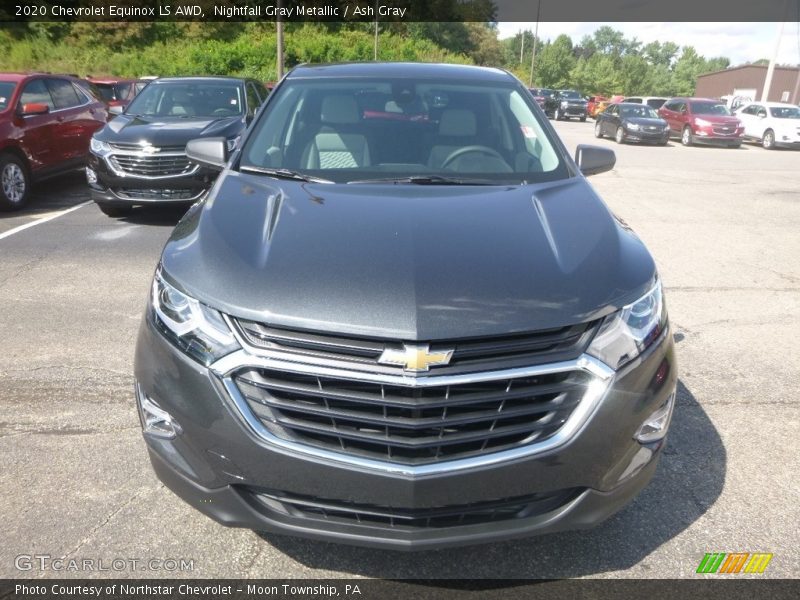 Nightfall Gray Metallic / Ash Gray 2020 Chevrolet Equinox LS AWD