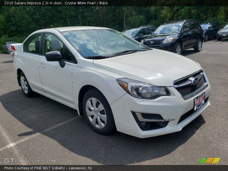 Crystal White Pearl / Black 2016 Subaru Impreza 2.0i 4-door
