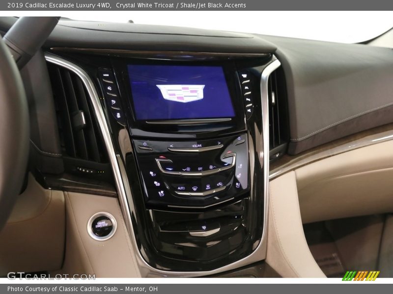 Crystal White Tricoat / Shale/Jet Black Accents 2019 Cadillac Escalade Luxury 4WD