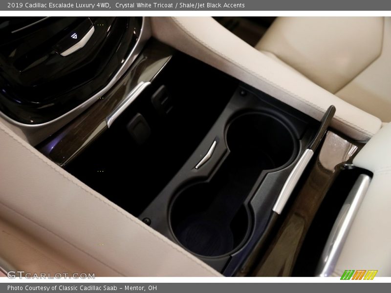 Crystal White Tricoat / Shale/Jet Black Accents 2019 Cadillac Escalade Luxury 4WD