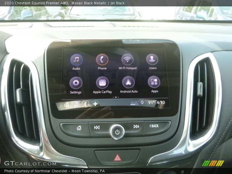 Mosaic Black Metallic / Jet Black 2020 Chevrolet Equinox Premier AWD