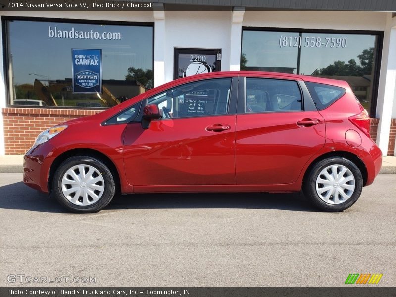 Red Brick / Charcoal 2014 Nissan Versa Note SV