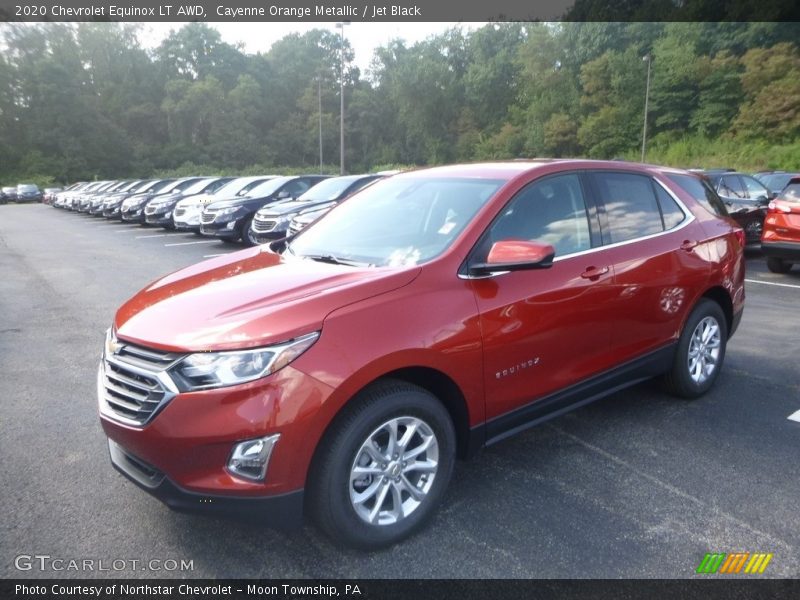 Cayenne Orange Metallic / Jet Black 2020 Chevrolet Equinox LT AWD