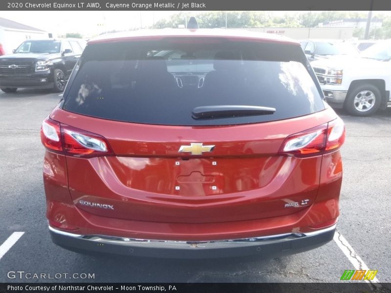 Cayenne Orange Metallic / Jet Black 2020 Chevrolet Equinox LT AWD