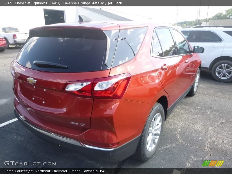 Cayenne Orange Metallic / Jet Black 2020 Chevrolet Equinox LT AWD
