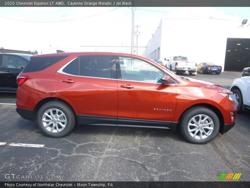 Cayenne Orange Metallic / Jet Black 2020 Chevrolet Equinox LT AWD