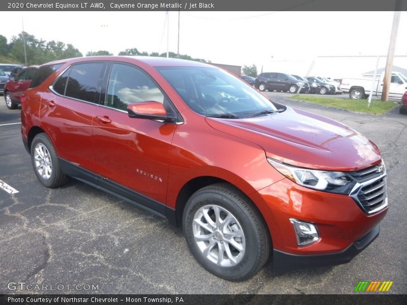 Cayenne Orange Metallic / Jet Black 2020 Chevrolet Equinox LT AWD