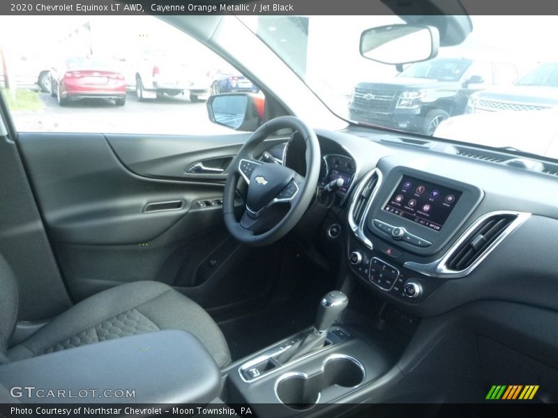 Cayenne Orange Metallic / Jet Black 2020 Chevrolet Equinox LT AWD